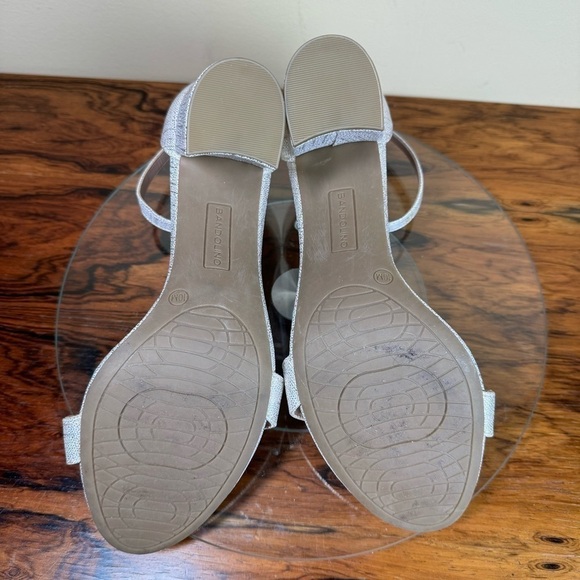 BANDOLINO Women's Armory Dress Sandals - silver metallic - size 10 - Picture 13 of 13